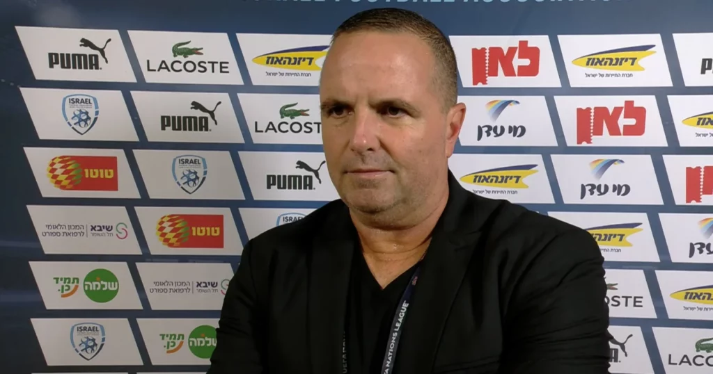 Israel head coach Ran Ben Simon