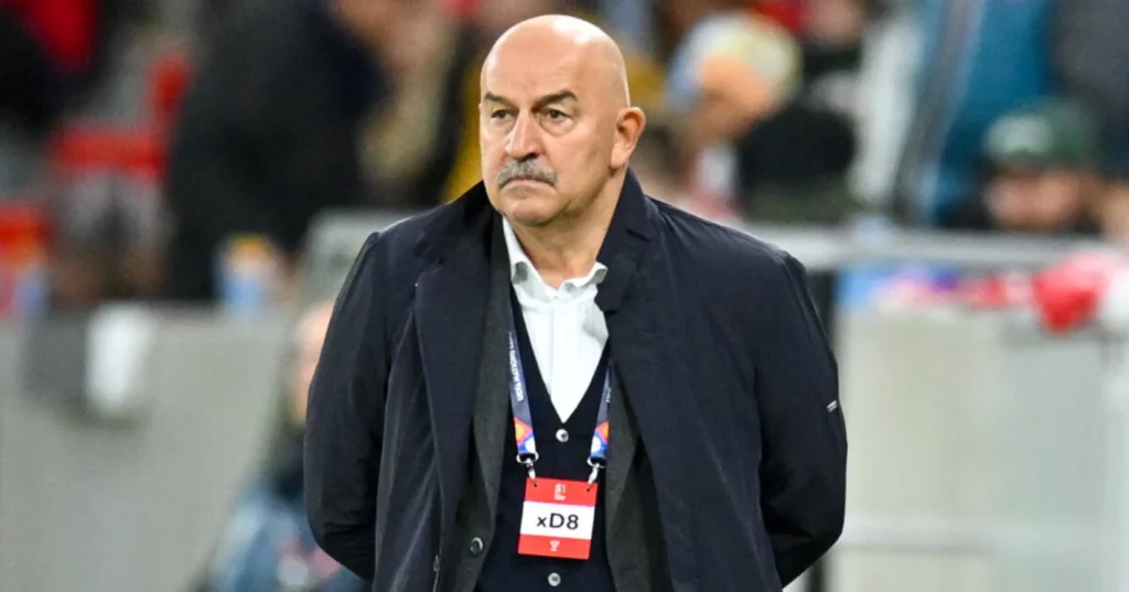 Kazakhstan head coach Stanislav Cherchesov