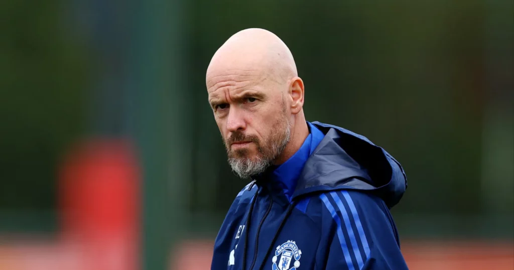 Manchester United manager Erik ten Hag.