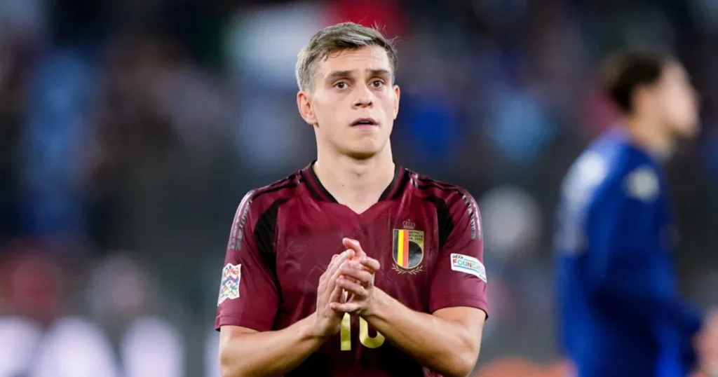 Belgium attacker Leandro Trossard