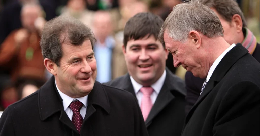 JP McManus and Sir Alex Ferguson