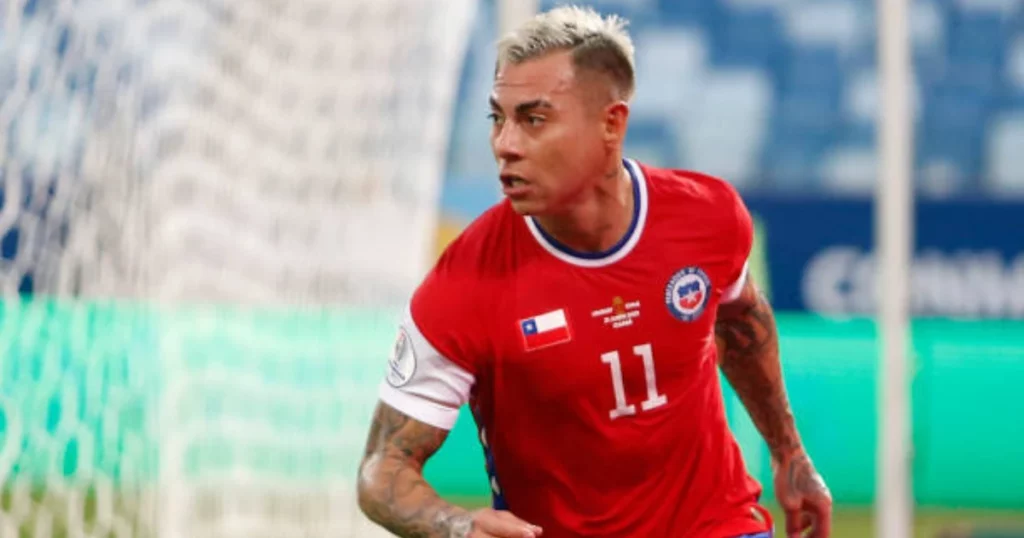 Chile striker Eduardo Vargas