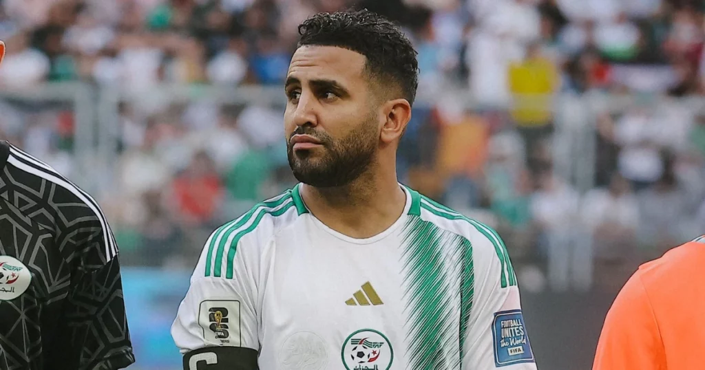 Riyad Mahrez of Algeria