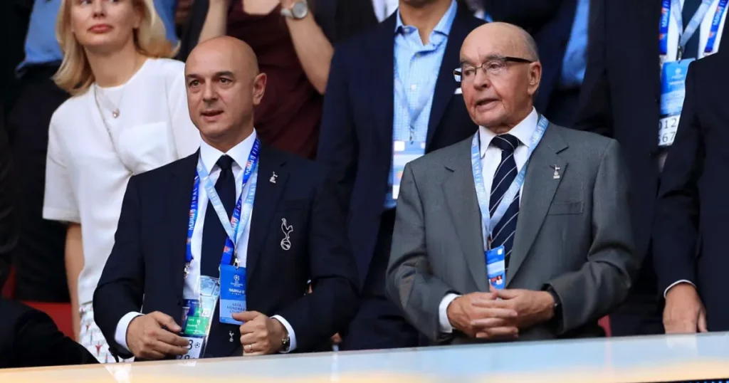 Tottenham Hotspurs owner Joe Lewis & Daniel Levy