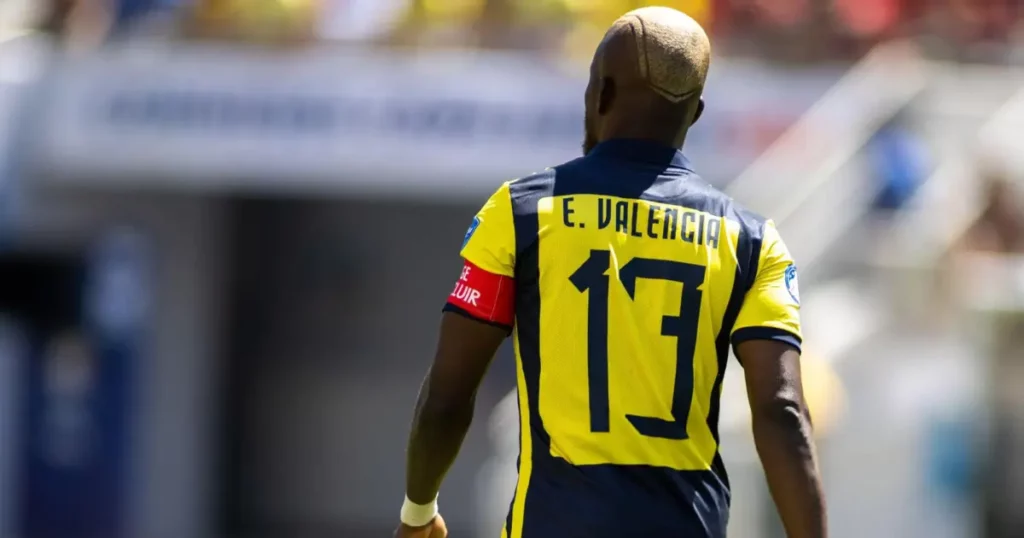 Enner Valencia of Ecuador 