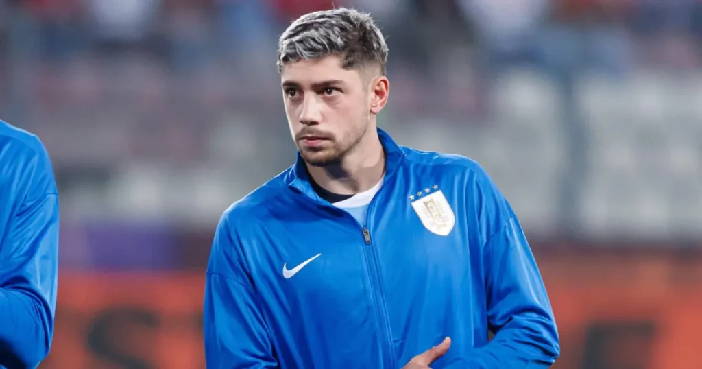 Fede Valverde of Uruguay