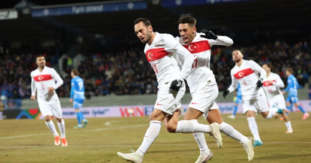 Turkey's Hakan Calhanoglu 