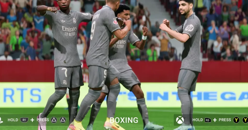 Boxing celebrations in EA FC 25