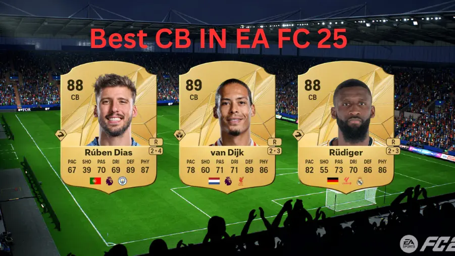 Who is the Best CB EA FC 25: Top 25 Best CB Overall Player Rating And Also The Best Young CB...