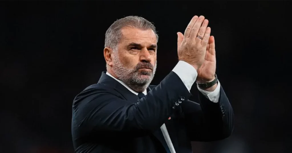 Ange Postecoglou during match