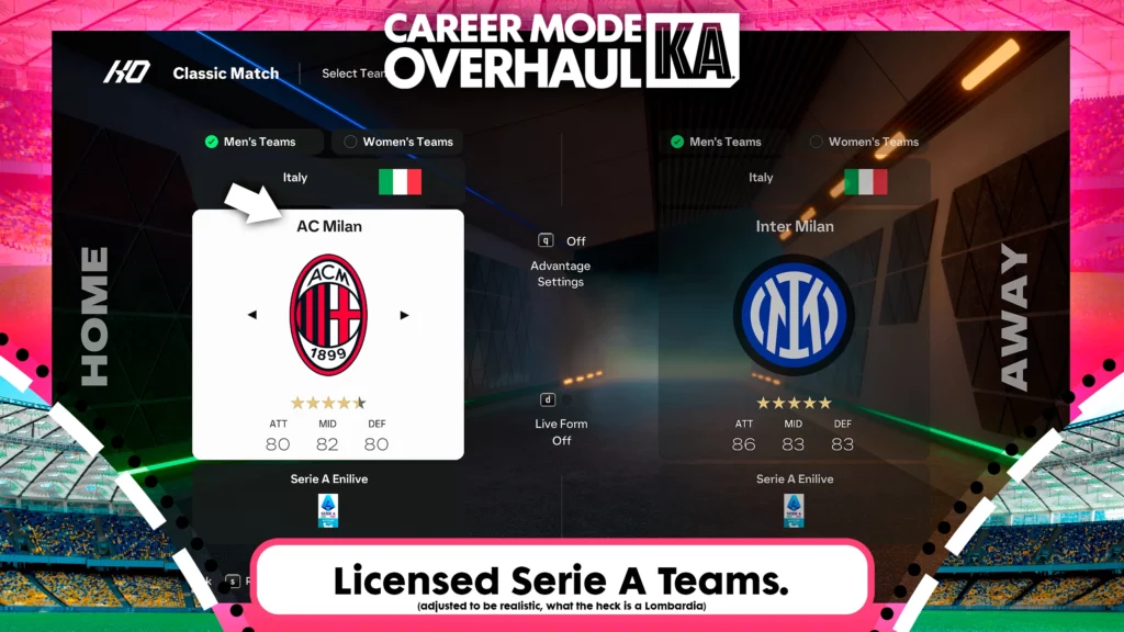 KIARIKA Career Mode Overhaul