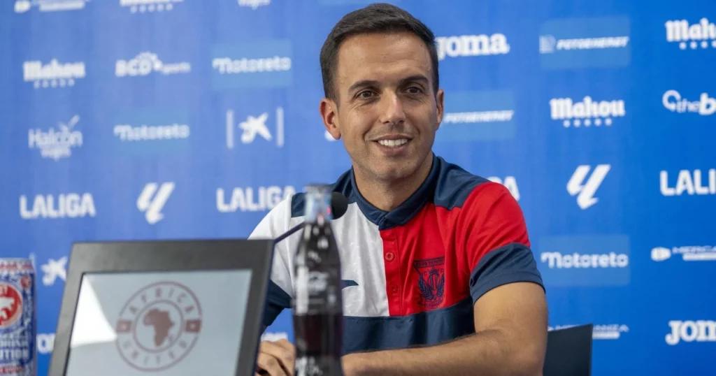 Leganes manager Borja Jimenez