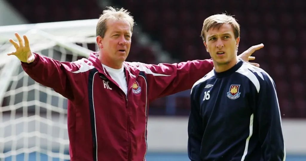 Alan Curbishley with Mark Noble