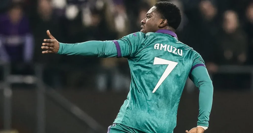 Anderlecht winger Francis Amuzu