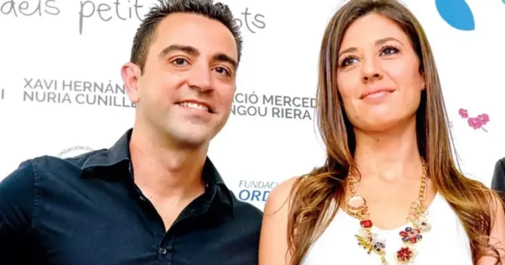 Xavi's wife, Nuria Cunillera