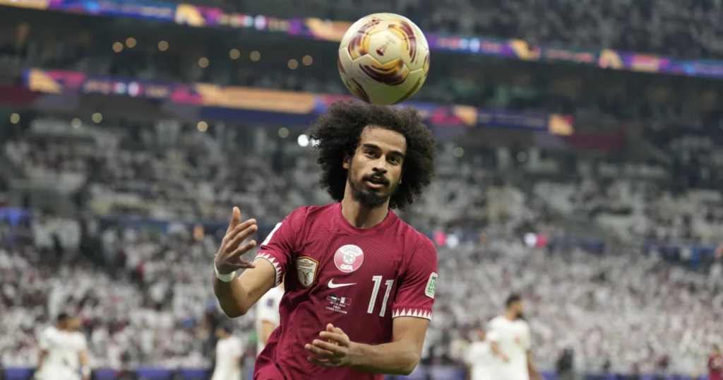 Qatar star forward Akram Afif