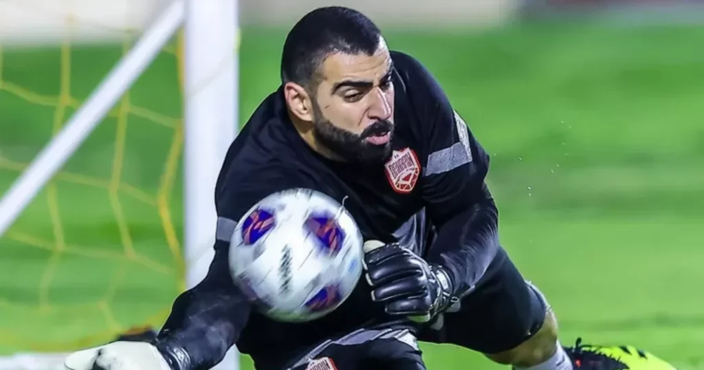 Bahrain shot-stopper Ebrahim Lutfalla