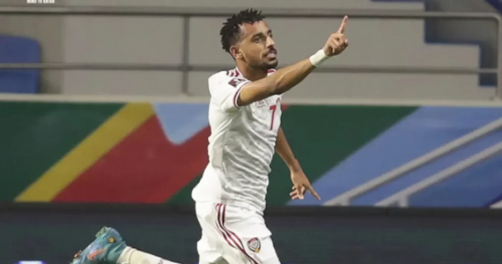 UAE midfielder Harib Suhail