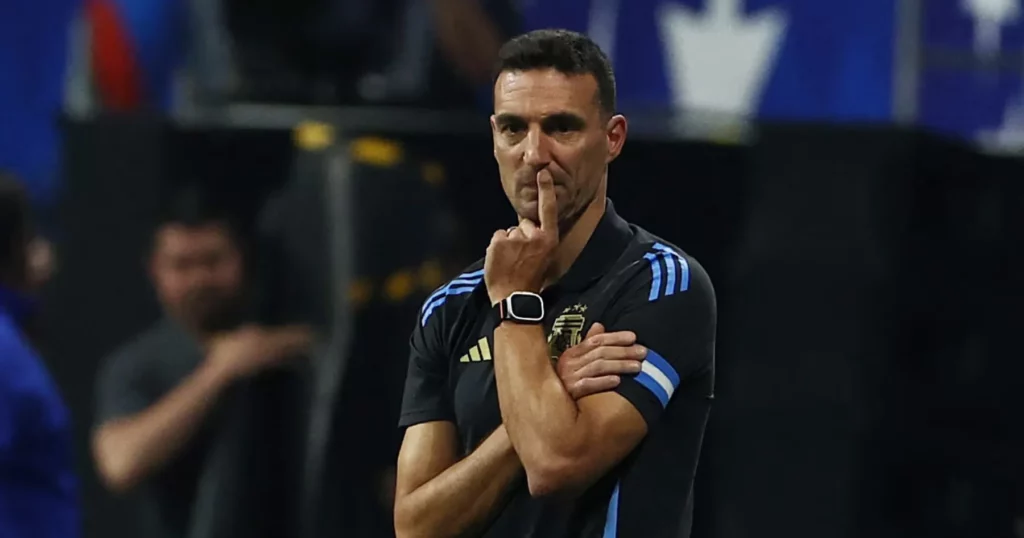 Argentina manager Lionel Scaloni