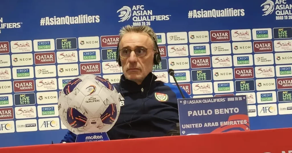 UAE head coach Paulo Bento