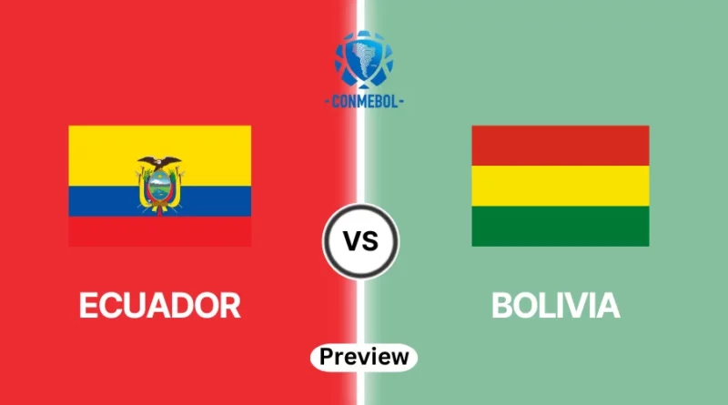 Ecuador vs Bolivia