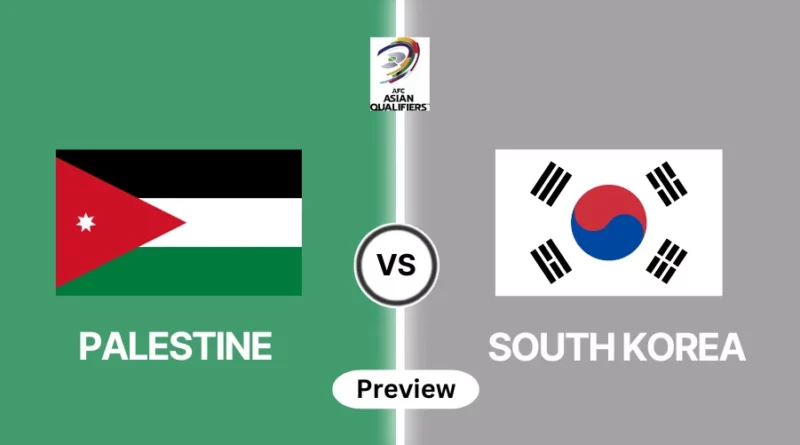 Palestine vs South Korea