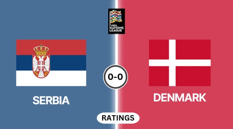 Serbia vs Denmark Player Ratings