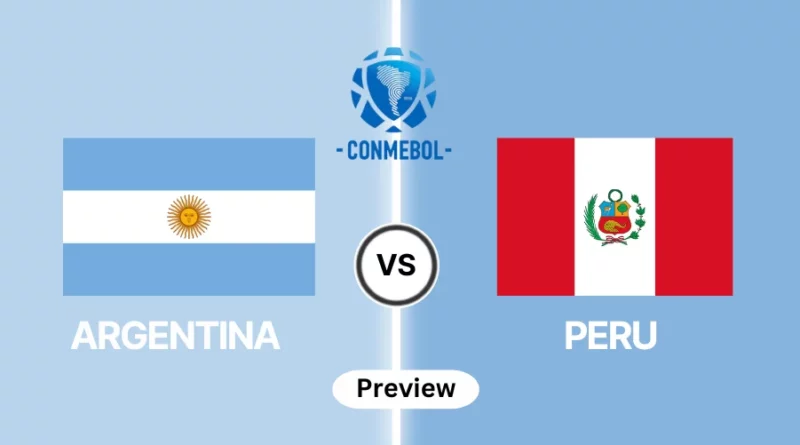 Where to watch Argentina vs Peru