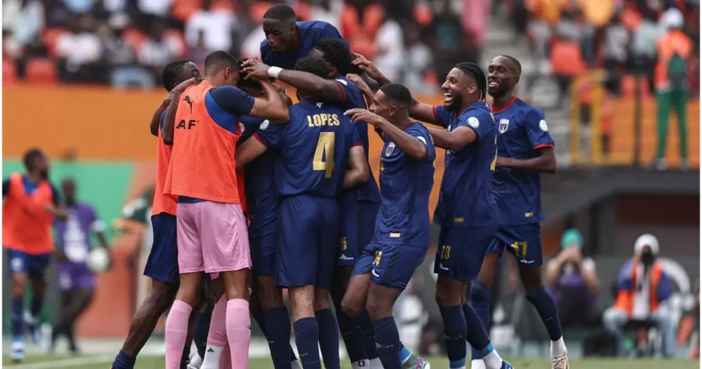 Cape Verde national football team celebrating goal (Getty Images)