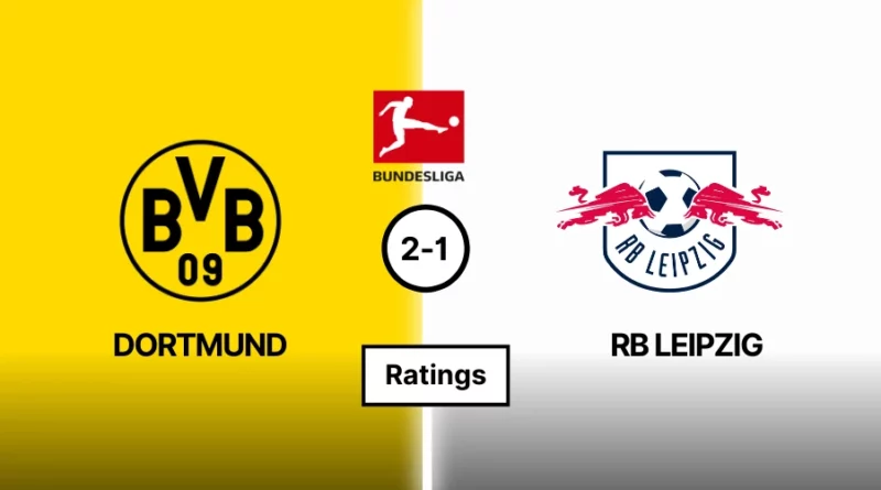Dortmund 2-1 RB Leipzig Player Ratings