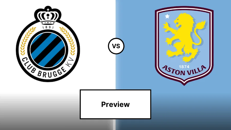 Club Brugge vs Aston Villa Prediction, Preview, Lineups and Team News | Champions League, November 6, 2024