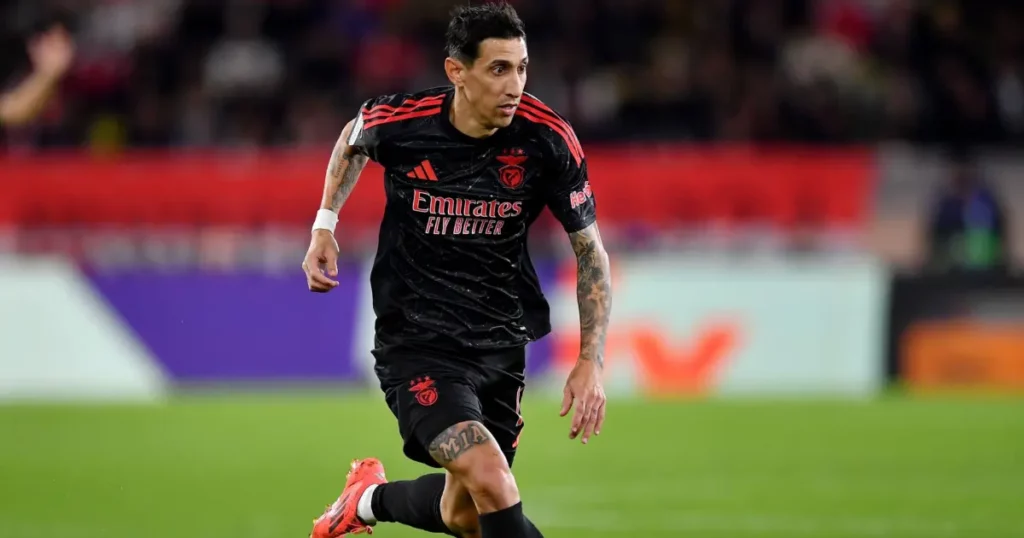 Benfica's Angel Di Maria