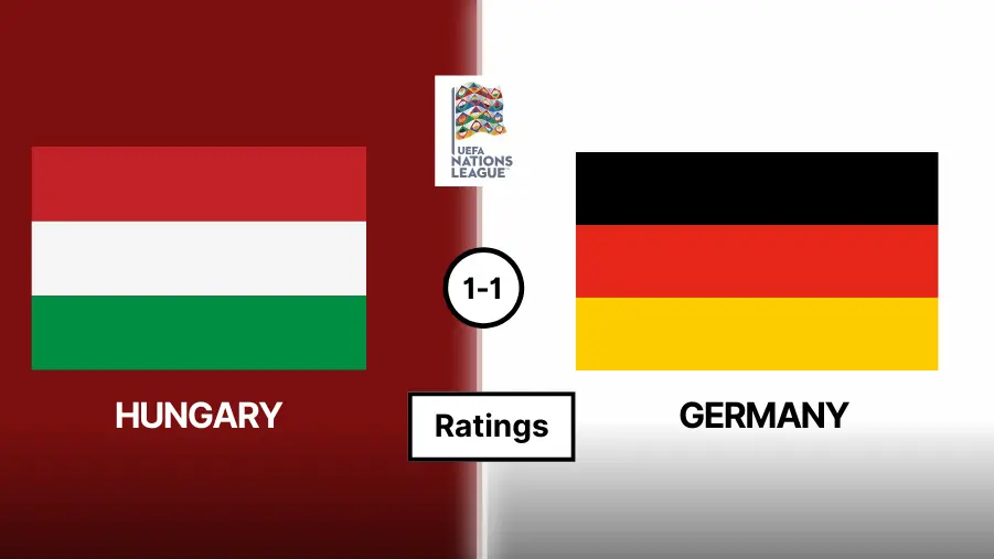 Hungary vs Germany Ratings