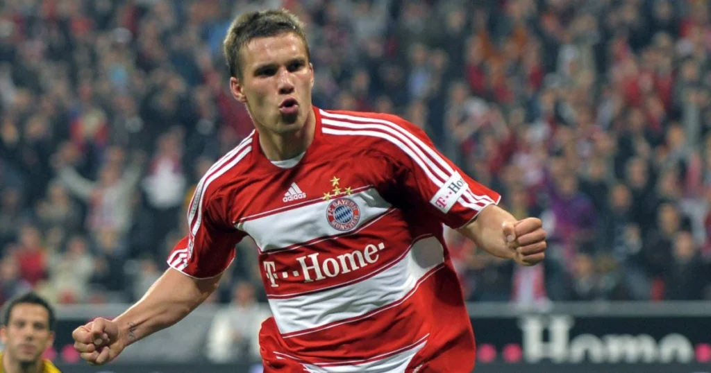 Lukas Podolski (Image Credit: Bayern Munich's Official X Account)