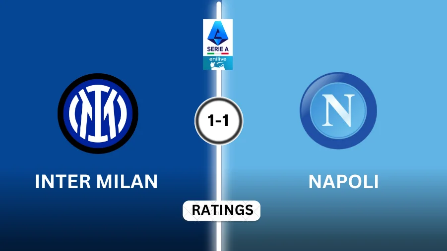 Inter Milan vs Napoli player ratings