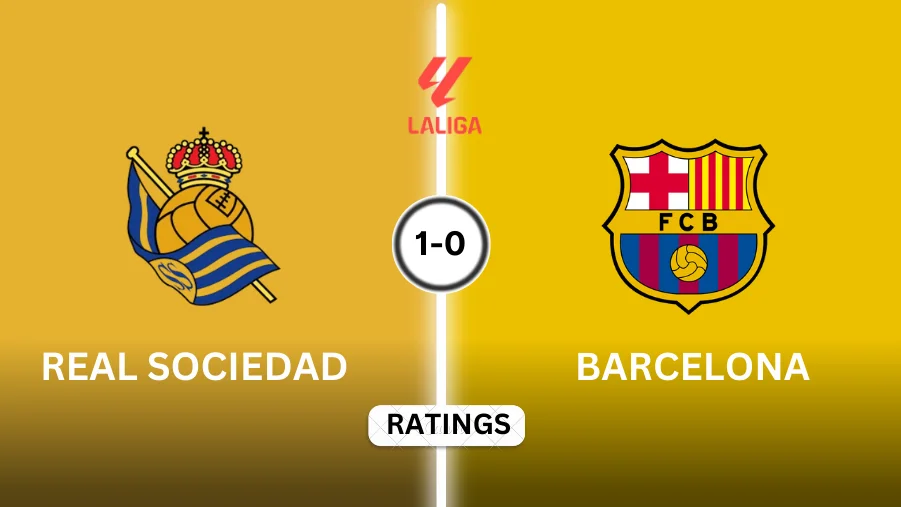 Real Sociedad vs Barcelona Player Ratings