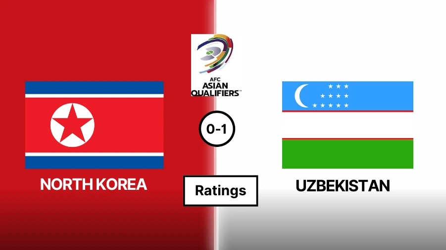 North Korea vs Uzbekistan Player Ratings