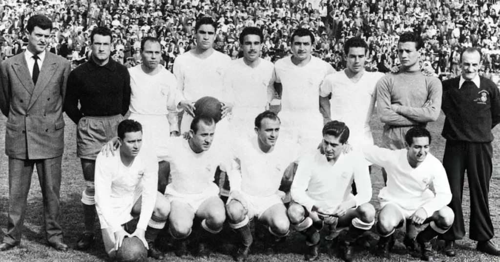 Real Madrid squad in 1954