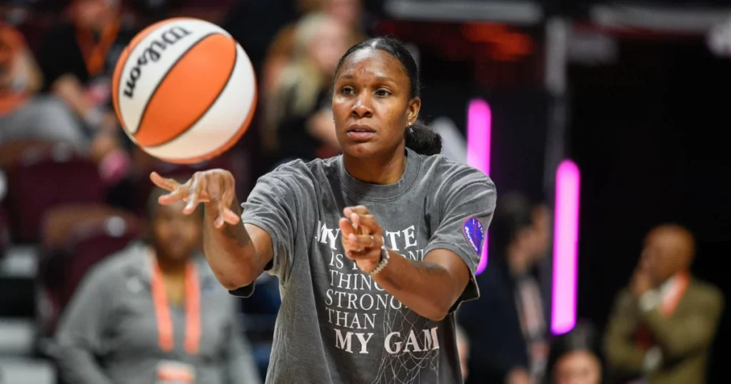 Rebekkah Brunson WNBA Rebound 