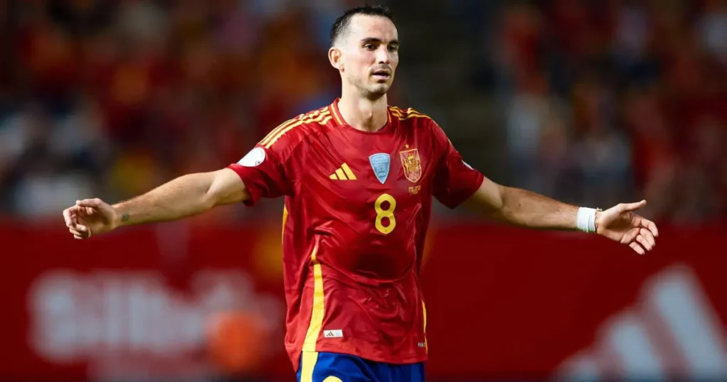 Fabian Ruiz of Spain ve Denmark in UEFA Nations League (Getty Images)