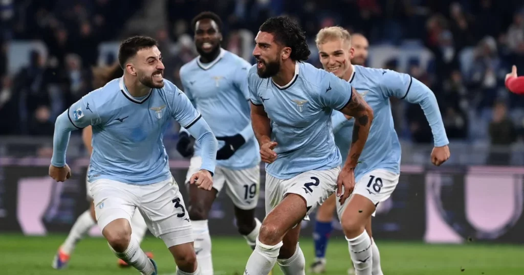 SS Lazio players (Image Credits Getty Images)