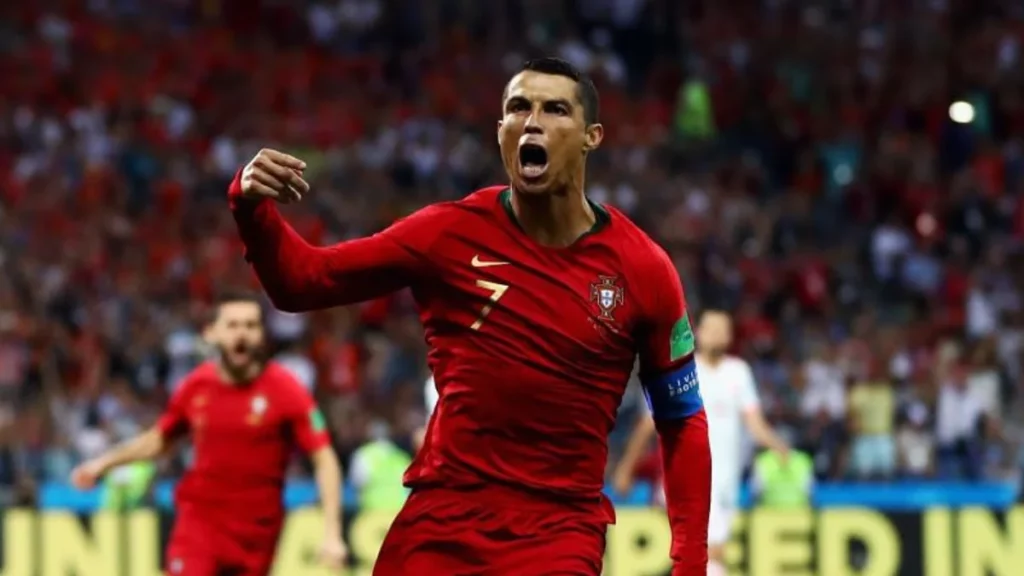  Cristiano Ronaldo, most capped men's International player in football ever