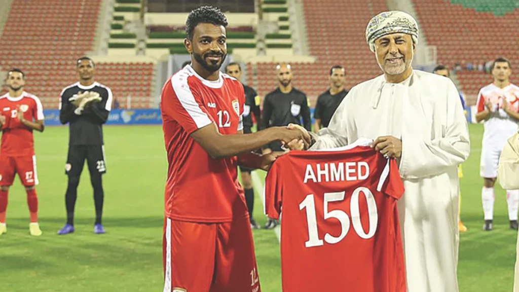 Oman’s professional footballer Ahmed Mubarak