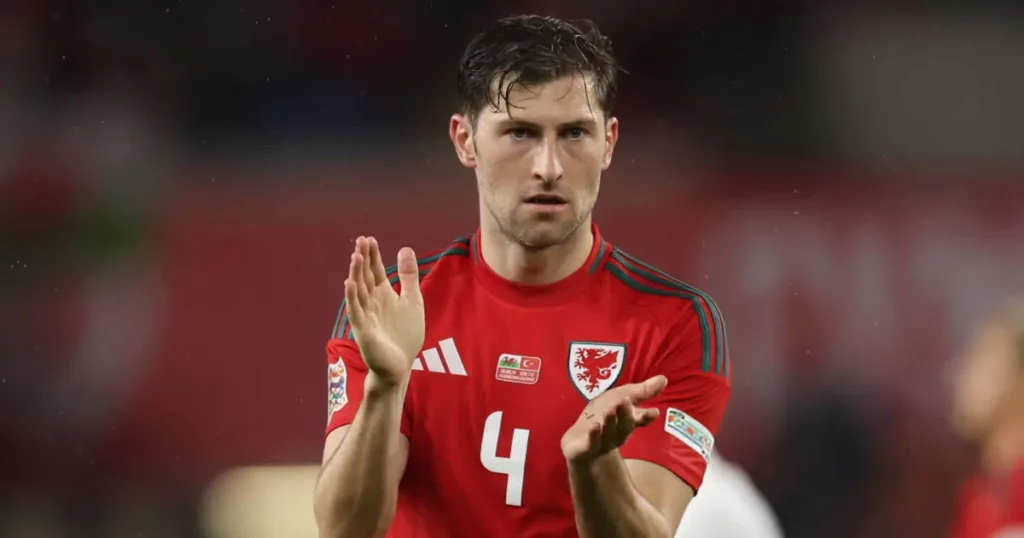 Ben Davies of Wales vs Turkey in UEFA Nations Leaue (Credit: Getty Images)