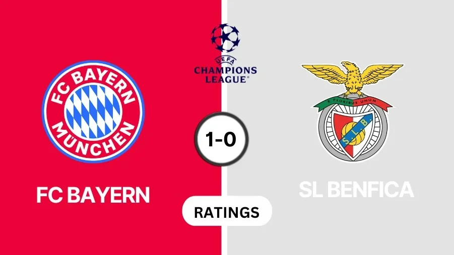 Bayern Munich vs Benfica player ratings