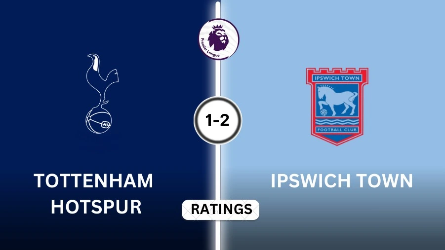 Tottenham vs Ipswich Town Player Ratings