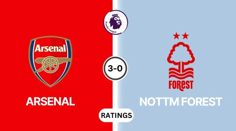 Arsenal 3-0 Nottingham Forest