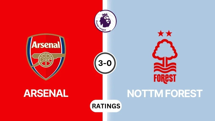 Arsenal 3-0 Nottingham Forest