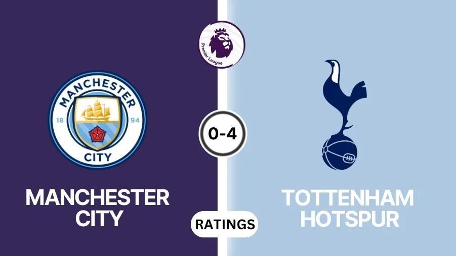 Manchester City 0-4 Tottenham