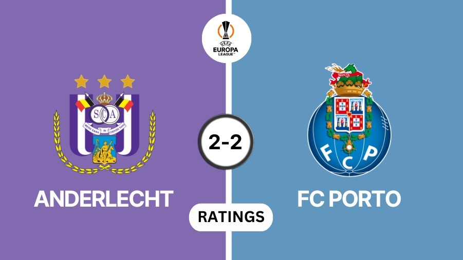 Anderlecht vs Porto Player Ratings